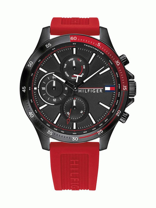 Tommy Hilfiger Bank Men's Watch 45mm Chronograp...