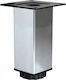 Best Best Metallic Furniture Leg with Regulator Suitable for Couch 3.8x3.8x10cm Chrome 10