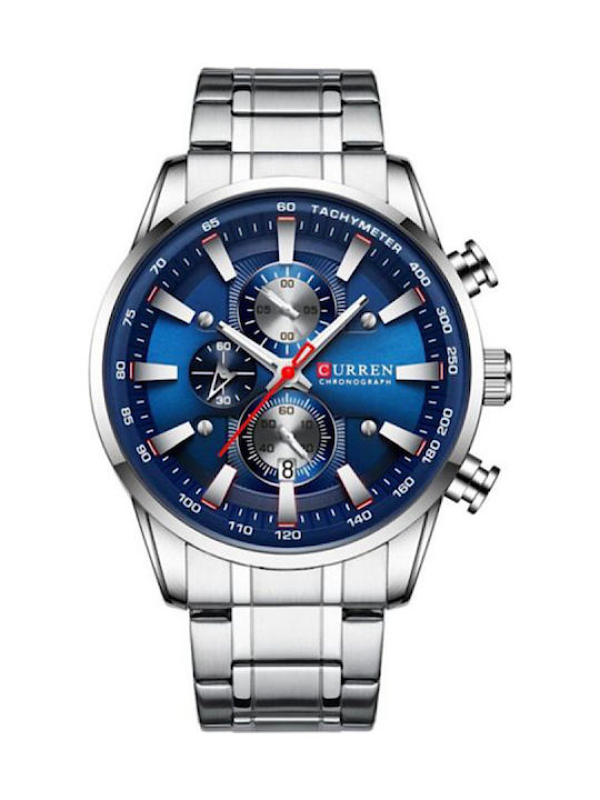 Curren Men's Watch 47mm Chronograph Battery wit...