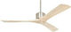Zambelis Lights Ceiling Fan 132cm Beige / Silver