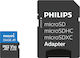 Philips Ultra Pro microSDXC 256GB Klasse 10 U3 V30 UHS-I mit Adapter