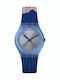 Swatch Licence To Kill Women's Watch with Blue Rubber Strap