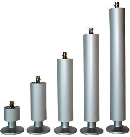 Morseto C202 Aluminum Furniture Leg with Regulator 3.2x3.2x8cm Matte 8