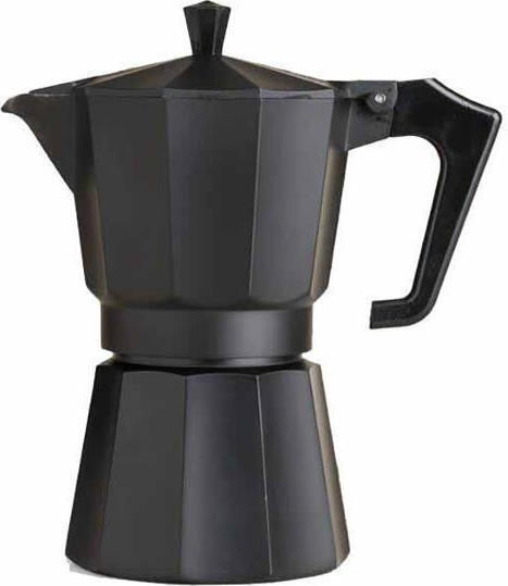 Homestyle -36 Stovetop Espresso Pot for 3Cups Black