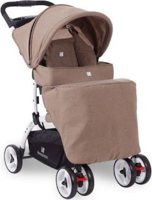 Kikka Boo Airy 2 in 1 2 in 1 Baby Kinderwagen Geeignet für Neugeborene Beige Melange 8.6kg