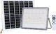 Lucas LED Στεγανός Ηλιακός Προβολέας LED 100W Ψυχρό Λευκό 6400K με Τηλεχειριστήριο IP66