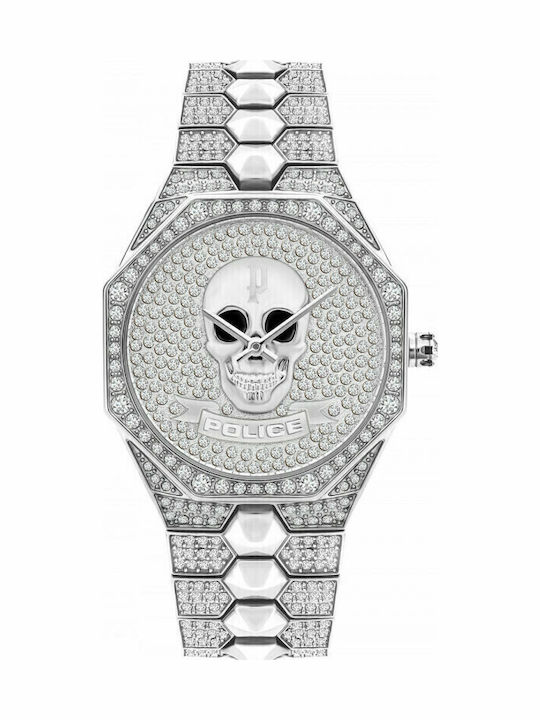 Police Montaria Women's Watch with Silver Metal Bracelet