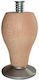 Morseto A103 Wooden Furniture Foot Suitable for Table / Coffee Table / Cupboard / Wardrobe 6x6x8cm Unfinished 8