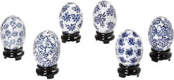 Espiel Easter Egg Porcelain Easter Egg Porcelain 5.3x8.2pcs