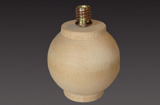 Morseto 116 Wooden Furniture Leg 7.4x7.4x7.5cm Unfinished 7.5
