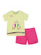 Kinder-Set mit Shorts Sommer 2Stück Gelb