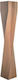 Morseto 301-400 Wooden Furniture Leg Suitable for Table / Coffee Table 9x9x40cm Unfinished 40