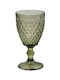 Espiel Tristar Glass for White and Red Wine made of Glass in Green Color Goblet 200ml 1pcs