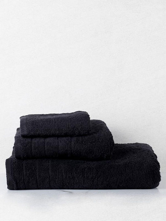 Sunshine Πετσέτα Σώματος Dory 80x150εκ. Black 2...