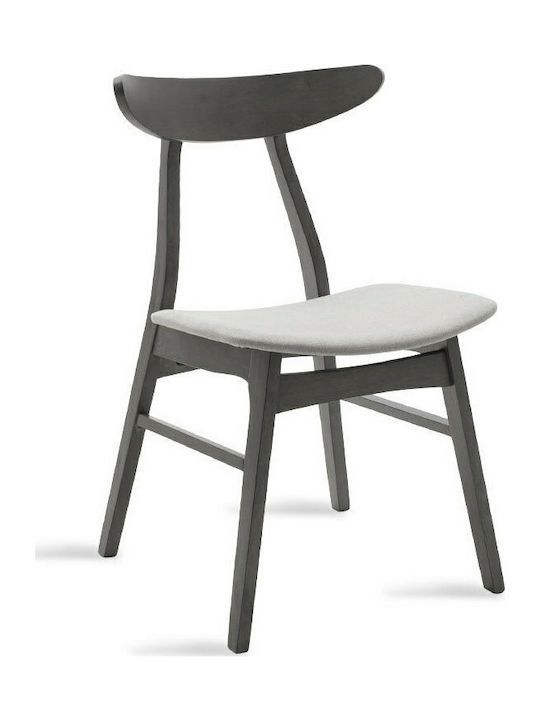 Orlean Καρέκλα Κουζίνας Ξύλινη Rustic Grey 49x53.5x78εκ.