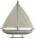 Zaros Wooden Miniature Ship 43x8.5x47cm