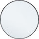 Bizzotto Wall Mirror with Black Metallic Frame Diameter 50cm 1pcs