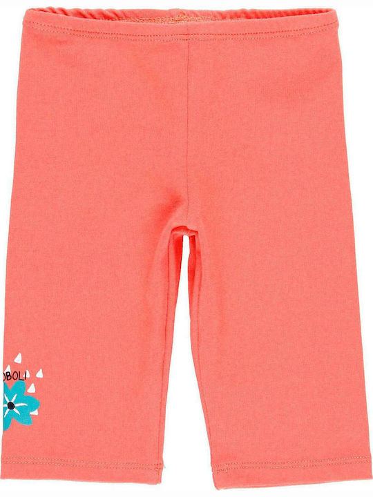 Boboli Kids Legging Short Orange