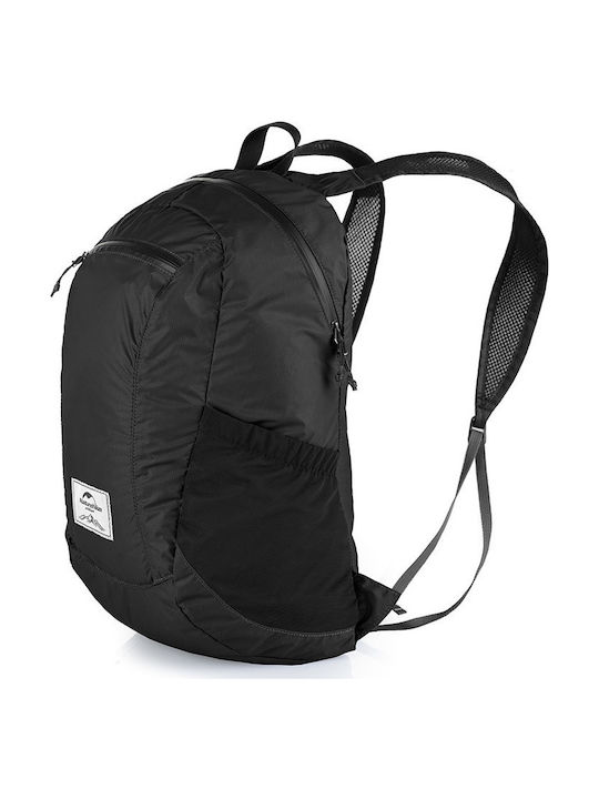 Naturehike Silicon Foldable Bag NH17A012-B Mountaineering Backpack 18lt Black Black 18L