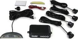 Car Parking System with Screen and 4 Sensors in Black Colour 28010