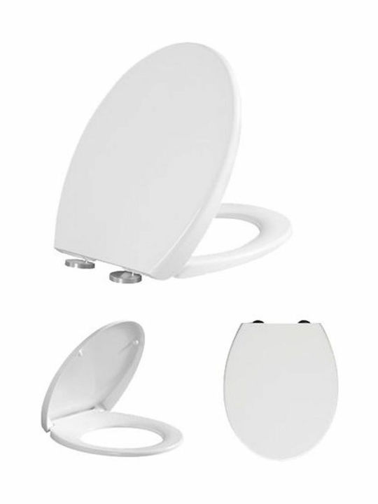 Bormann Bakelite Soft Close Toilet Seat White BTW1030 45cm