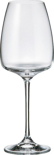 Bohemia Alizee Glass for White Wine made of Crystal Transparent Goblet 440ml