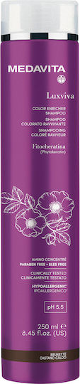 Medavita Luxviva Shampoos Reconstruction/Nourishment & Hydration for All Hair Types 250ml