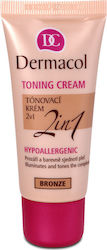 Dermacol Toning 2in1 Blemishes & Moisturizing Day Tinted Bronze Cream Suitable for All Skin Types 30ml