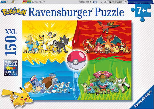 Puzzle pentru Copii Pokemon pentru 7++ Ani 150buc Ravensburger