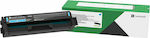 Lexmark C332HC0 Toner Laser Printer Cyan High Yield Return Program 2500 Pages