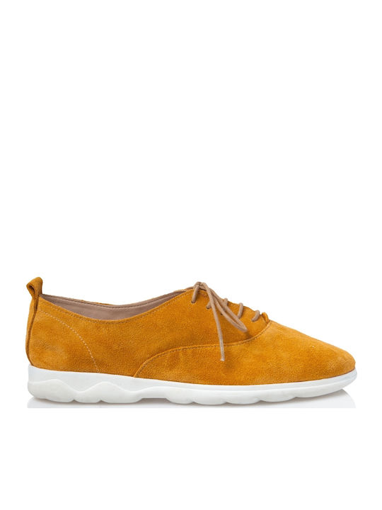 Sante Δερμάτινα Γυναικεία Oxfords σε Πορτοκαλί ...