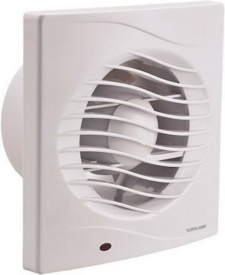 Eurolamp Wall-mounted Ventilator Bathroom 120mm White