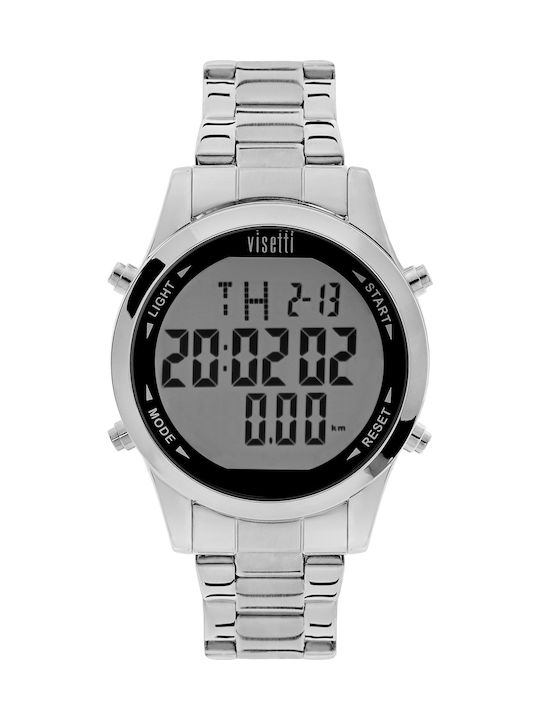 Visetti Ψηφιακό Ανδρικό Ρολόι 40mm Μπαταρίας με...