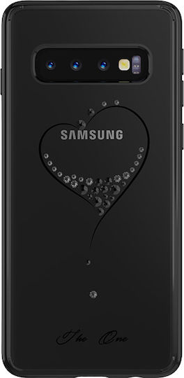 Kingxbar Wish Series Back Cover Σιλικόνης Μαύρο (Galaxy S10)