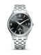 Citizen Ανδρικό Ρολόι 40mm Μπαταρίας με Ασημί Μεταλλικό Μπρασελέ