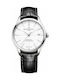 Baume & Mercier Clifton Baumatic Ανδρικό Ρολόι 40mm Αυτόματο με Μπλε Δερμάτινο Λουράκι