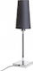 Rendl Light Studio Lulu Table Metall Tischlampe für Fassung E27 mit Schwarz Schirm und Basis