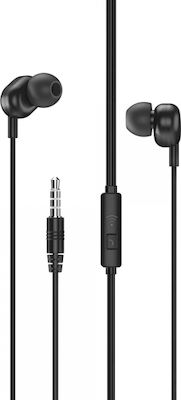 Remax RW-105 In-Ear Freihändig Kopfhörer mit Stecker 3.5mm Schwarz