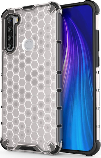 Hurtel Honeycomb Back Cover Πλαστικό Διάφανο (Redmi Note 8T)
