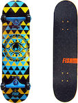 Fish Skateboards The Eye Fish Complete Shortboard 8" Multicolour