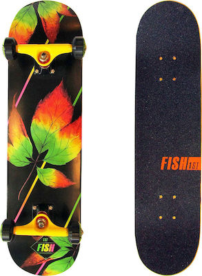 Fish Skateboards Fall 8" Complete Shortboard Πολύχρωμο