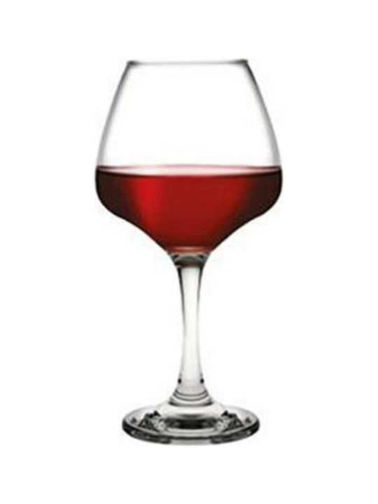 Espiel Risus Set de Pahare pentru Vin Roșu din Sticlă Fără Colțuri 455ml 6buc