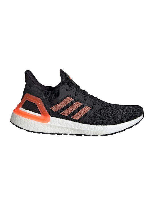 Ultraboost 20 Damen Sportschuhe Laufen Core Black / Signal Coral / Cloud White