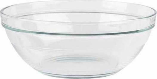 Homestyle Lys Glass Salad Bowl Transparent 20x20cm 6pcs