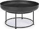 Bizzotto Efesto Feuerstelle Draußen Metallisch Schwarz 80x80x44cm