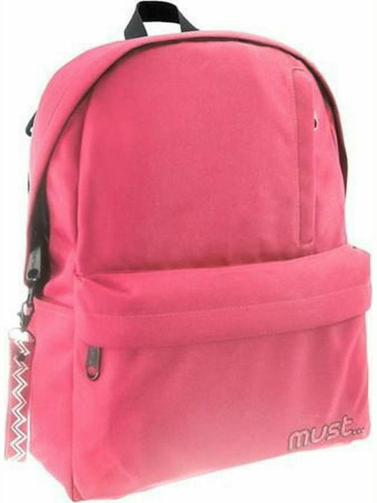 Must Monochrome Rpet Koralle Schulranzen Rucksack Junior High-High School in Rosa Farbe 22Es