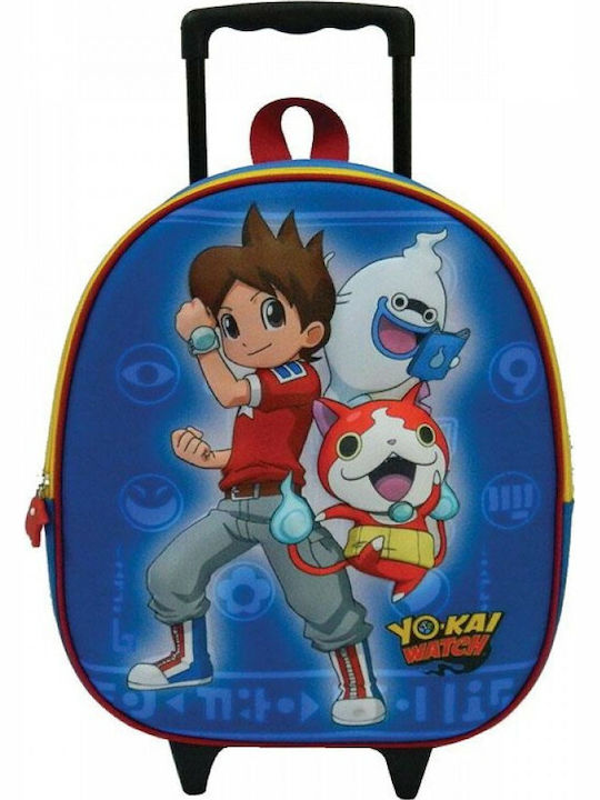 Next Yo-Kai Watch Σχολική Τσάντα Τρόλεϊ Νηπιαγωγείου Πολύχρωμη