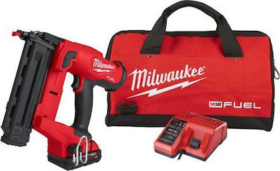 Milwaukee Elektrisches Tacker Akku M18 FN18GS-202X 18V 2x2Ah für Nägel