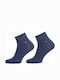 Tommy Hilfiger Men's Solid Color Socks Blue 2Pack