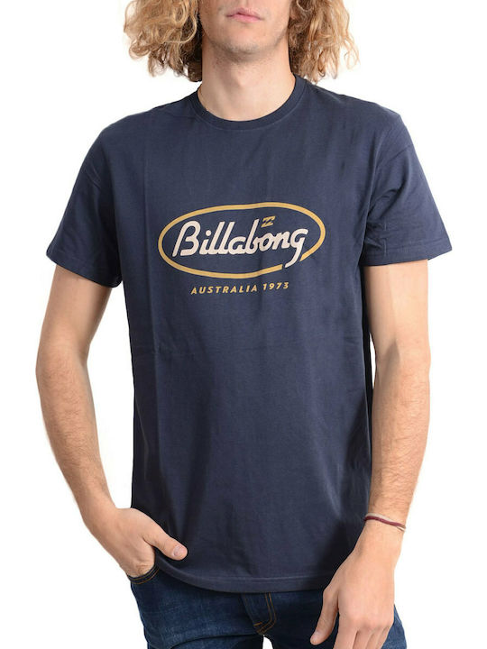 Billabong Tate Beach Ανδρικό T-shirt Navy Μπλε με Λογότυπο